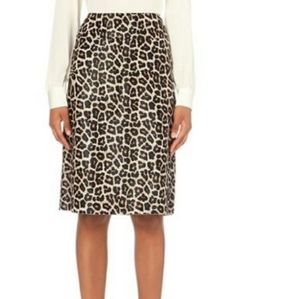 Theory Midi Sahara Calf Hair Skirt